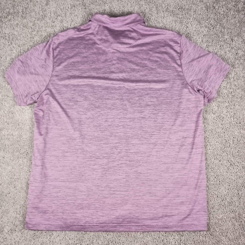 Birdie Bound 2XL Purple Heather Mens Golf Polo Shirt - Picture 6 of 9